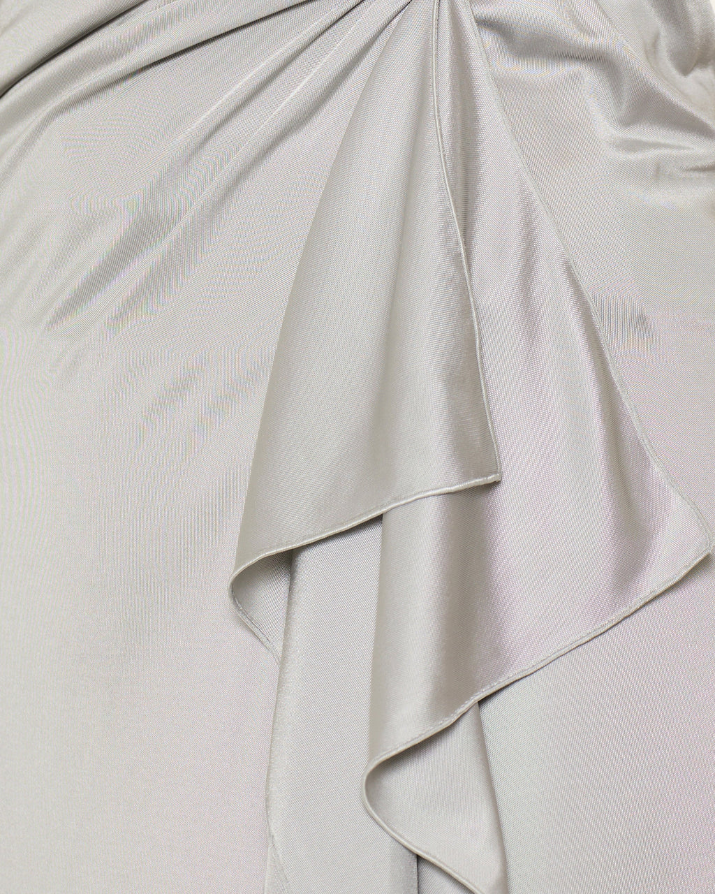 Draped jersey gown