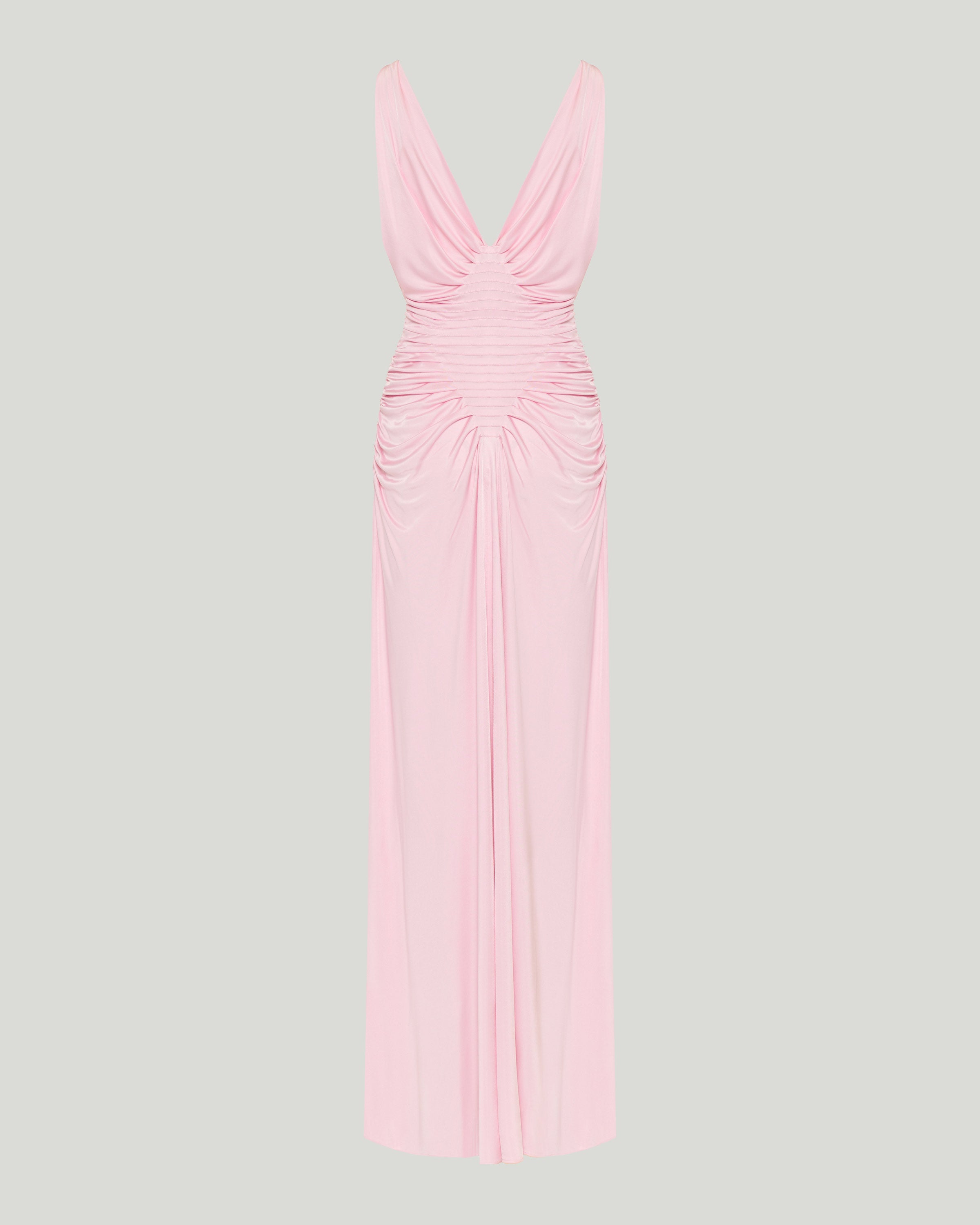 Draped gown