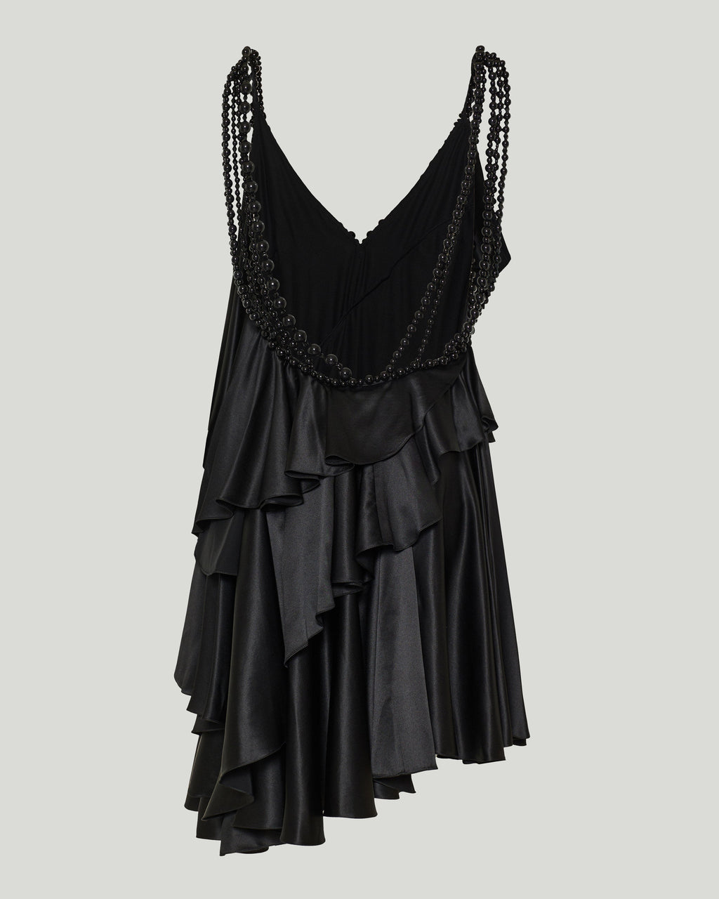 Balmain Silk draped mini dress