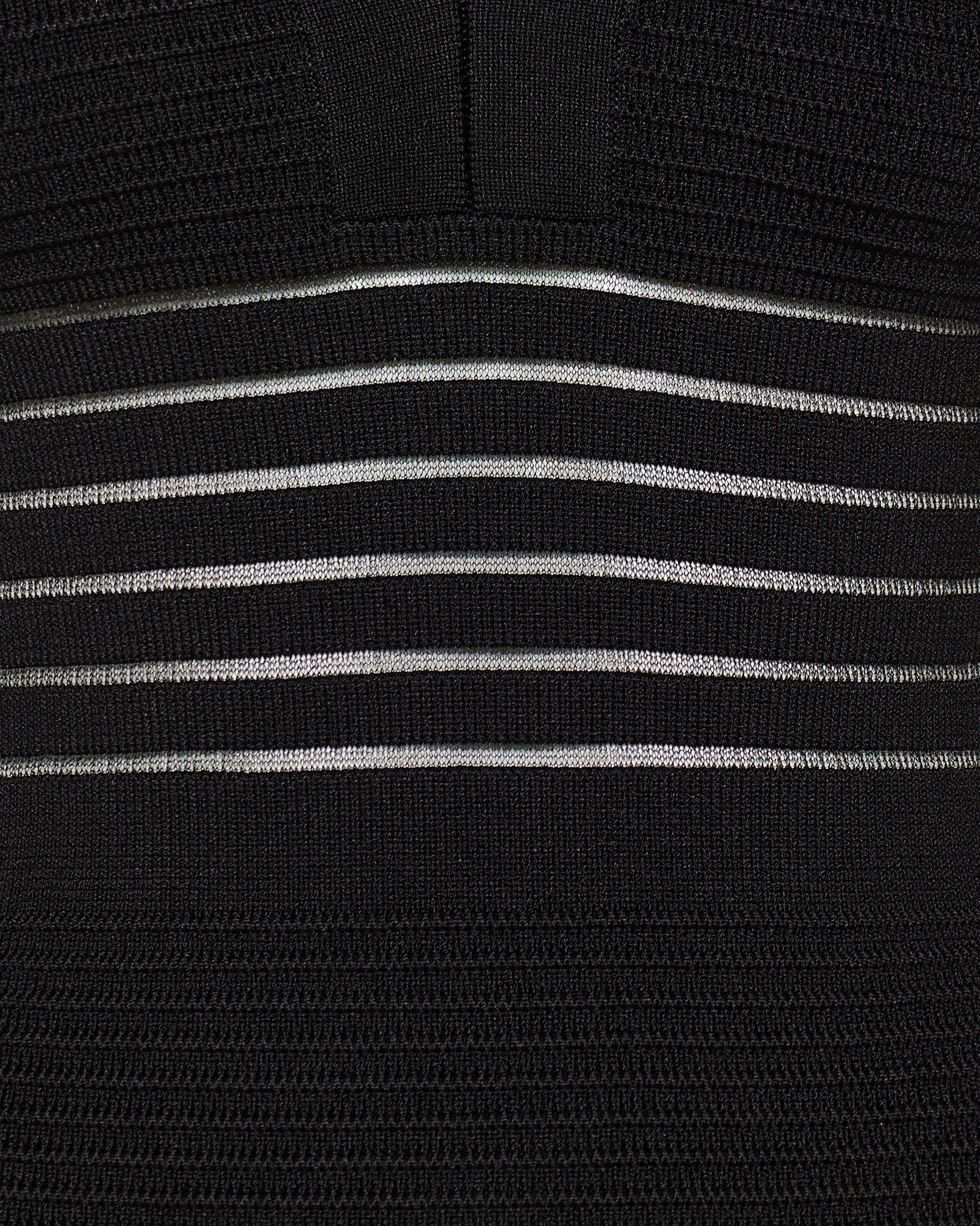 Balmain V-neck knit mini dress