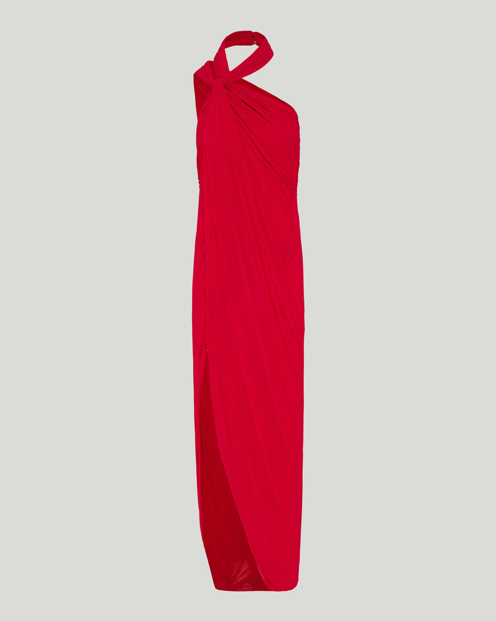 Balmain Draped jersey maxi dress