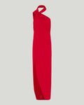 Balmain Draped jersey maxi dress