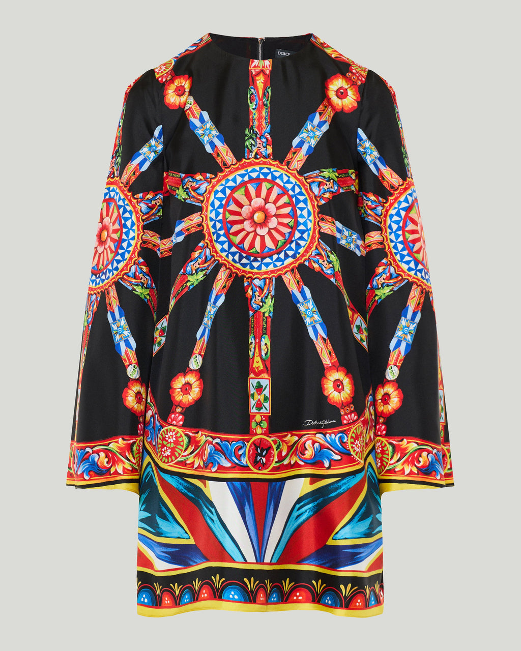 Dolce & Gabbana Carretto silk twill kaftan