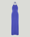 Embellished halterneck maxi dress