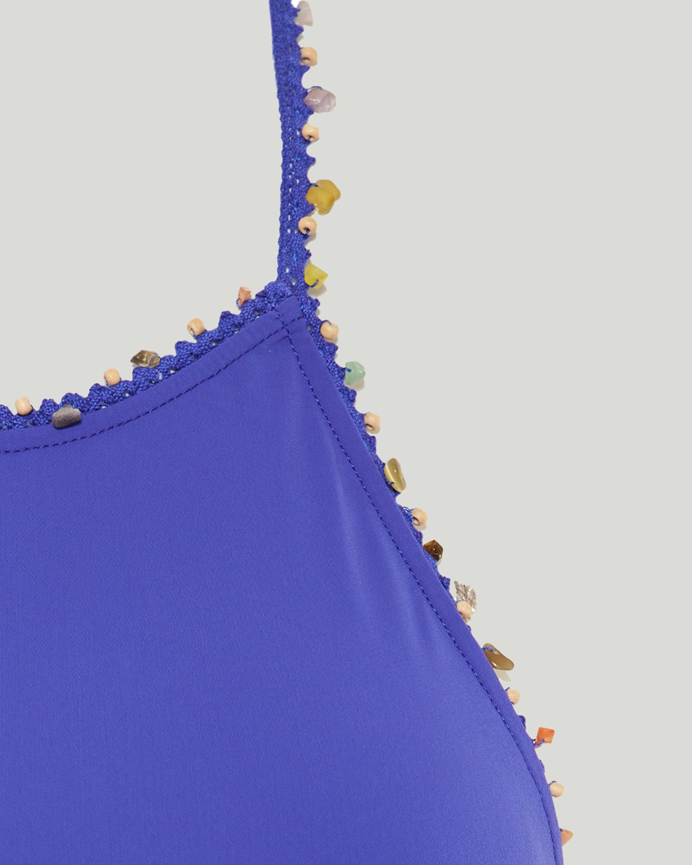 Embellished halterneck maxi dress