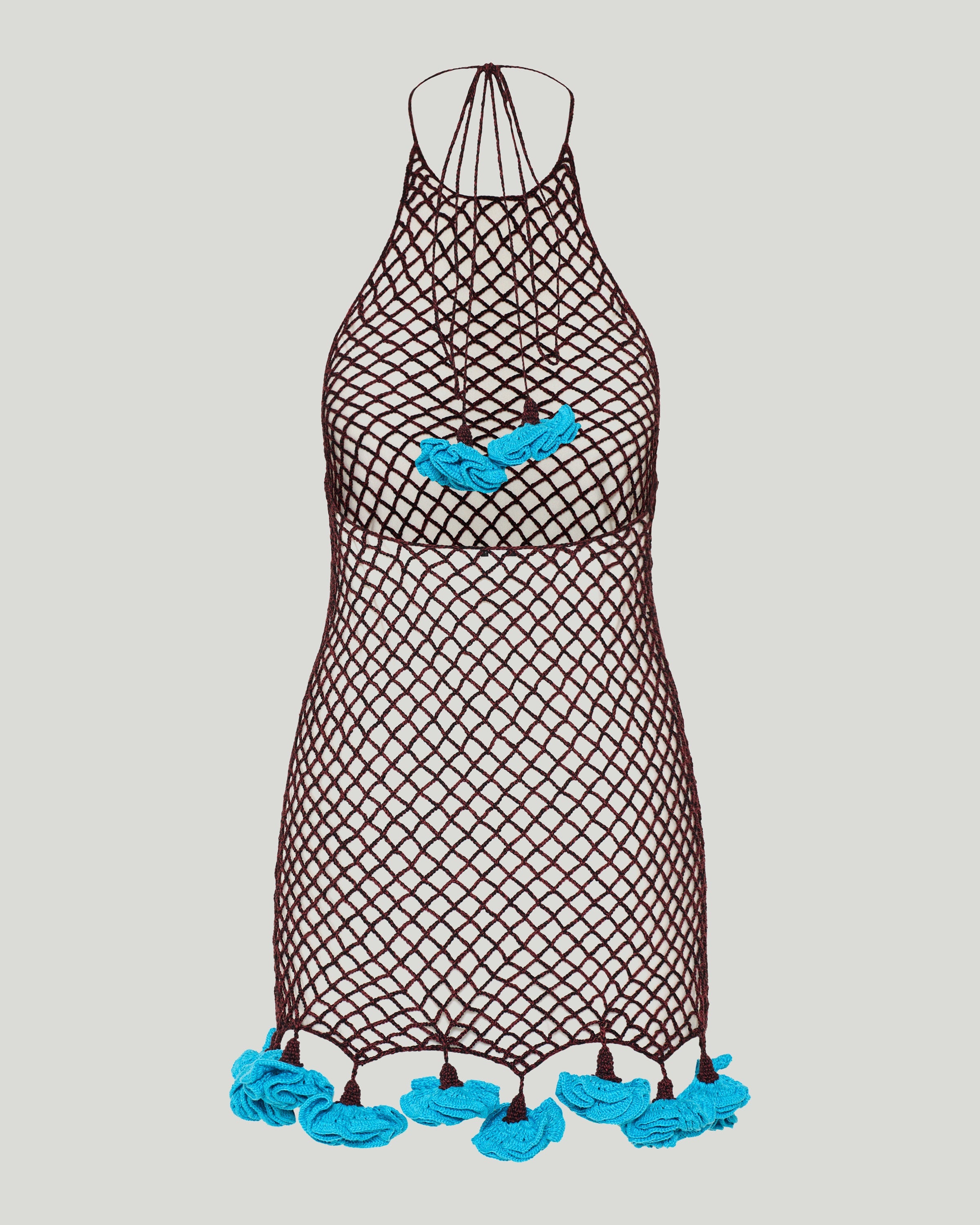 Floral crochet dress