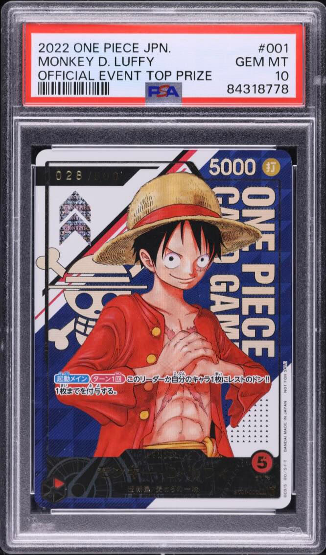 The Top 10 Most Expensive One Piece Cards Ever Sold