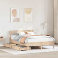 Bed Frame without Mattress 120x190 cm Small Double Solid Wood Pine 3301884