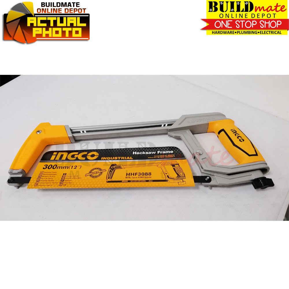 INGCO Heavy Duty Hacksaw Frame 12 inch 300mm HHF3088  •BUILDMATE• IHT