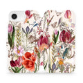 Handyhülle mit klappe für iPhone 16e, Mobiwear Book, Blumenstrauß