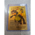 Charizard Vmax gold metal pokemon card