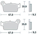 BRA-890CM46 Pastiglie freno Braking 890CM 46