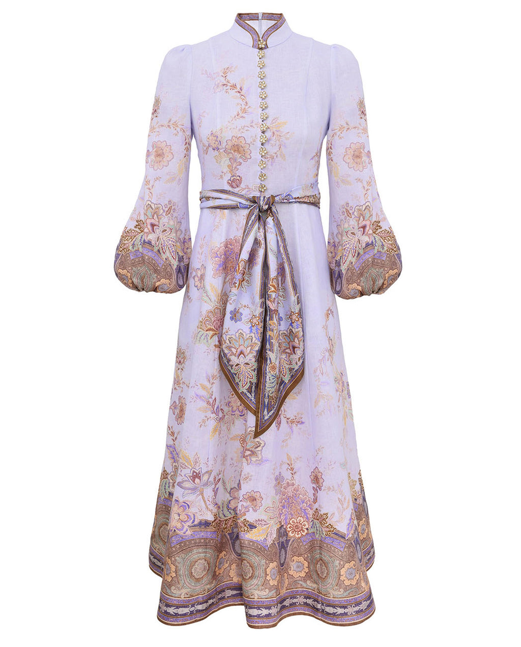 Zimmermann Luna button midi dress