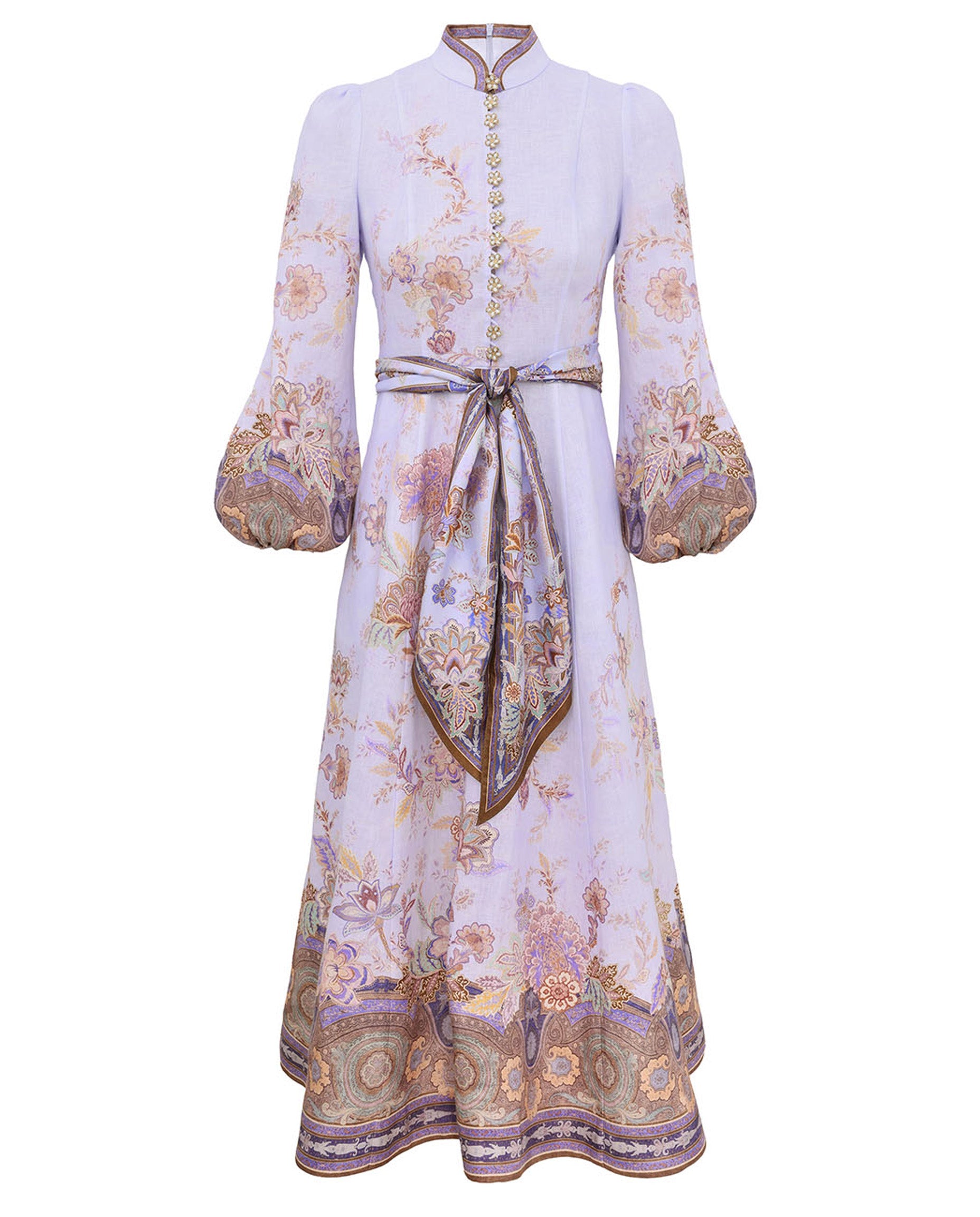 Zimmermann Luna button midi dress