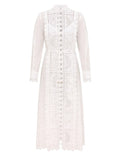 Zimmermann Aster embroidered midi dress