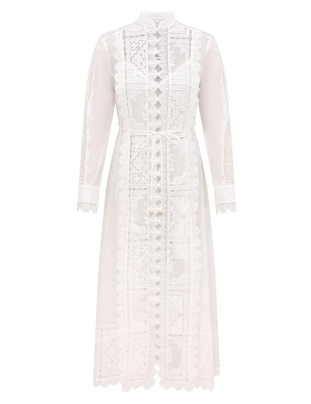 Zimmermann Aster embroidered midi dress