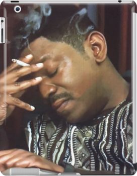 Mekhi Phifer Meme Smoking Reaction Gif Head Down Eyes Closed The Bobby  Brown Story iPad Snap