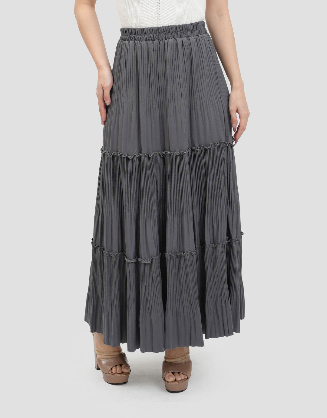 MxM Connexion Prisket 3 Susun Rok Maxi Wanita