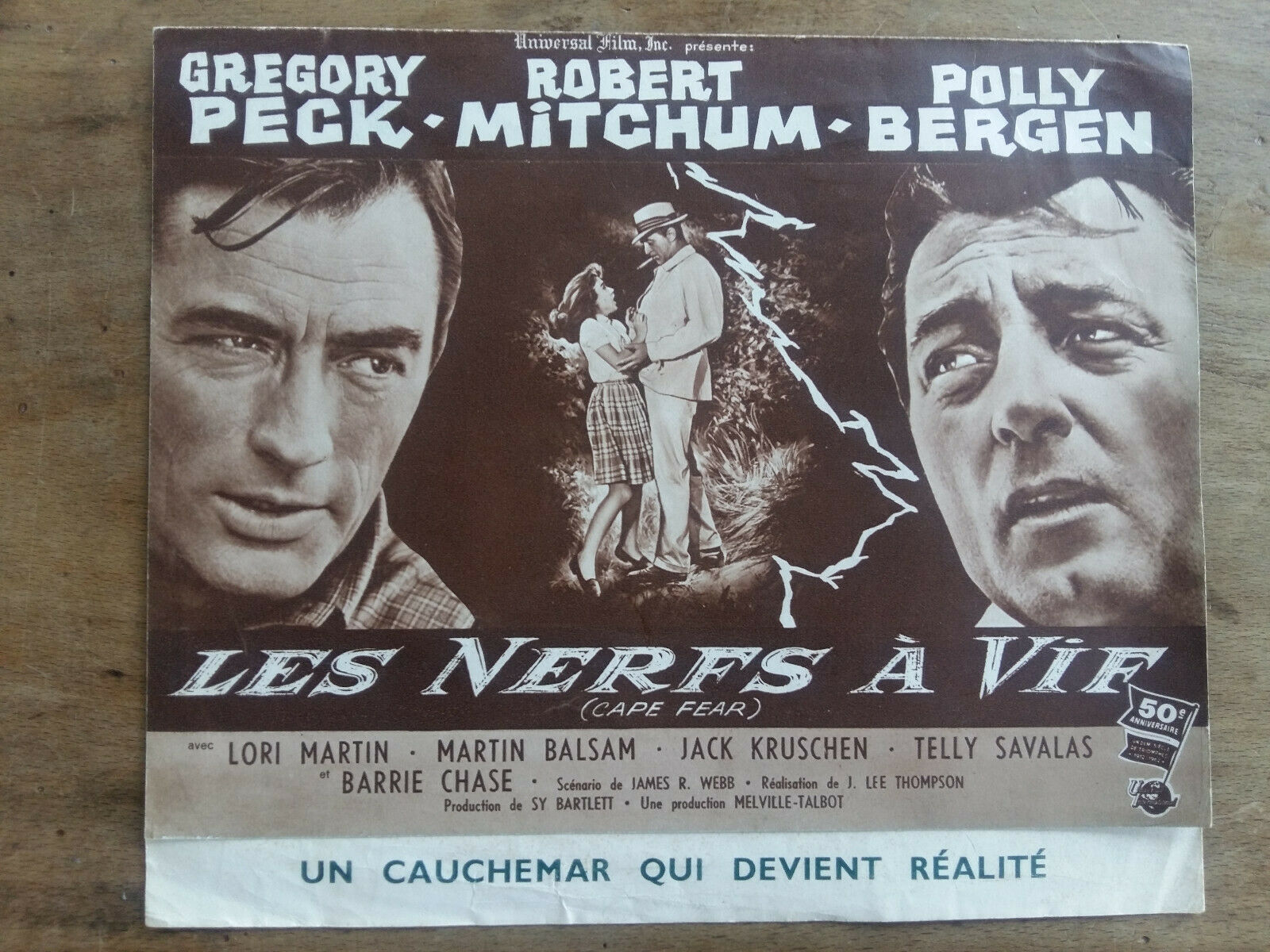 Dossier de Presse LES NERFS A VIFS James R. WEBB Gregory PECK Robert MITCHUM