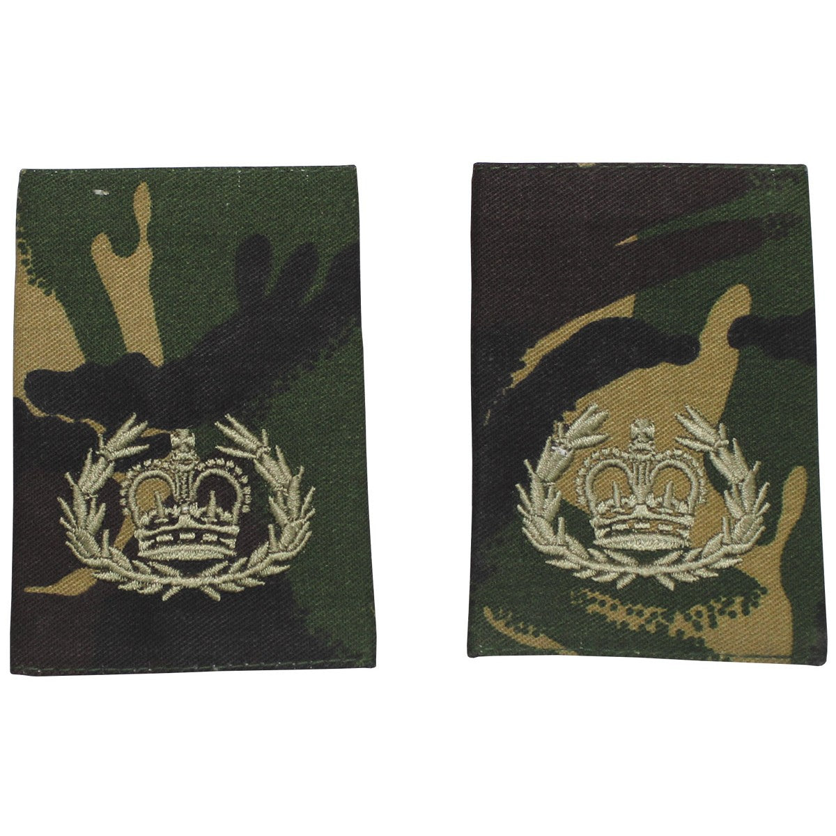 Brit. Schulterklappen, DPM,10 Paar, RQMS QMSI, neuw.