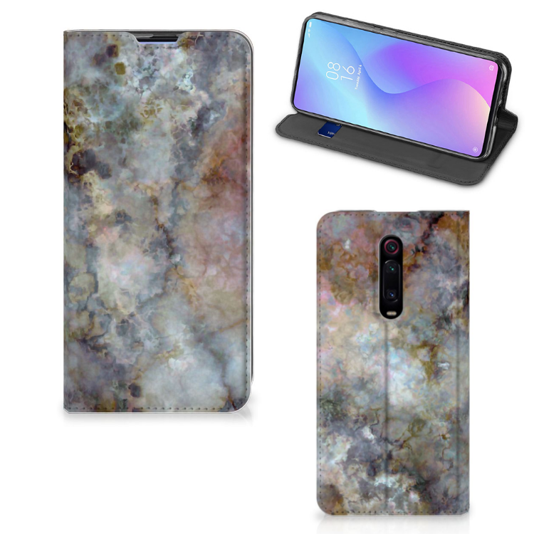 Xiaomi Redmi K20 Pro Standcase Marmer Grijs - B2C Telecom