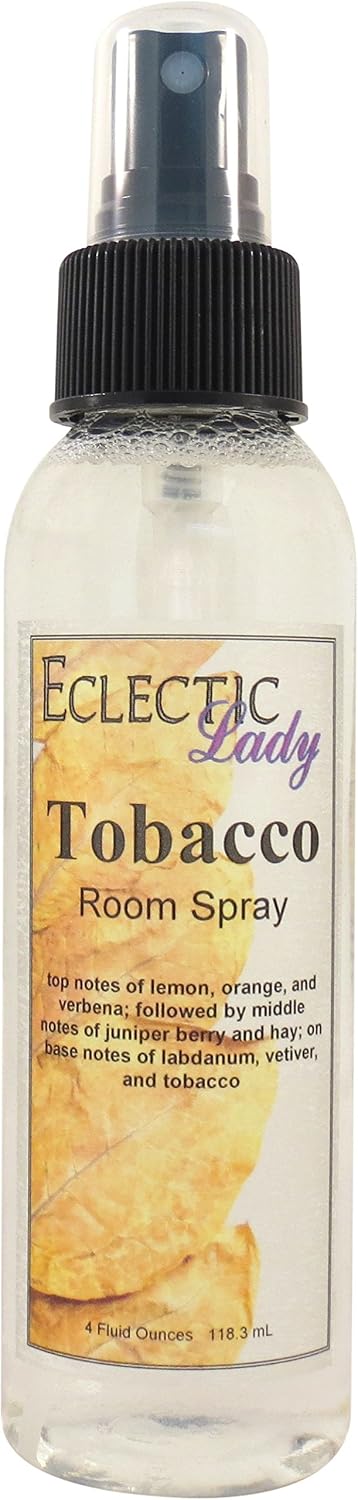 Tobacco Room Spray, 4 oz, For Home, Room, Office