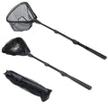 RESTCLOUD Fishing Landing Net with Telescoping Pole Handle, Fishing net Freshwater for Kids Men Women, Extend to 40-63 Inches