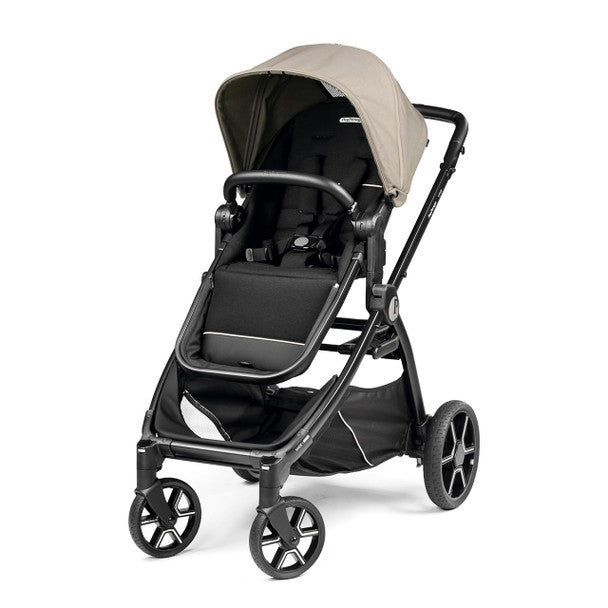 Beige PEG Perego YPSI Stroller - Three Quarter Front View | Bambi Baby