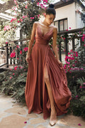 Slit Long Prom Dress by LaDivine 7485