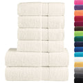 Set ASciugamani SOLUND 6 pz Crema 600 gsm | homemem39