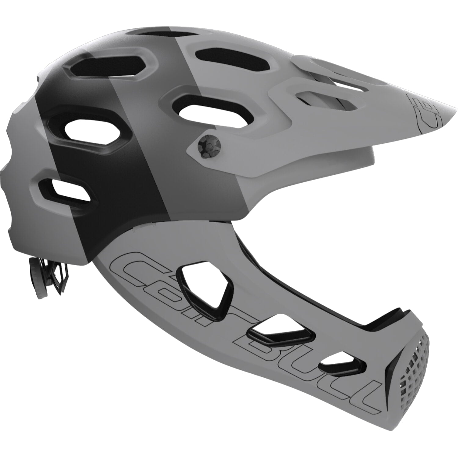 CASCO CAIRBULL ALLCROSS GRIS/NEGRO TALLA  M/L 56-62