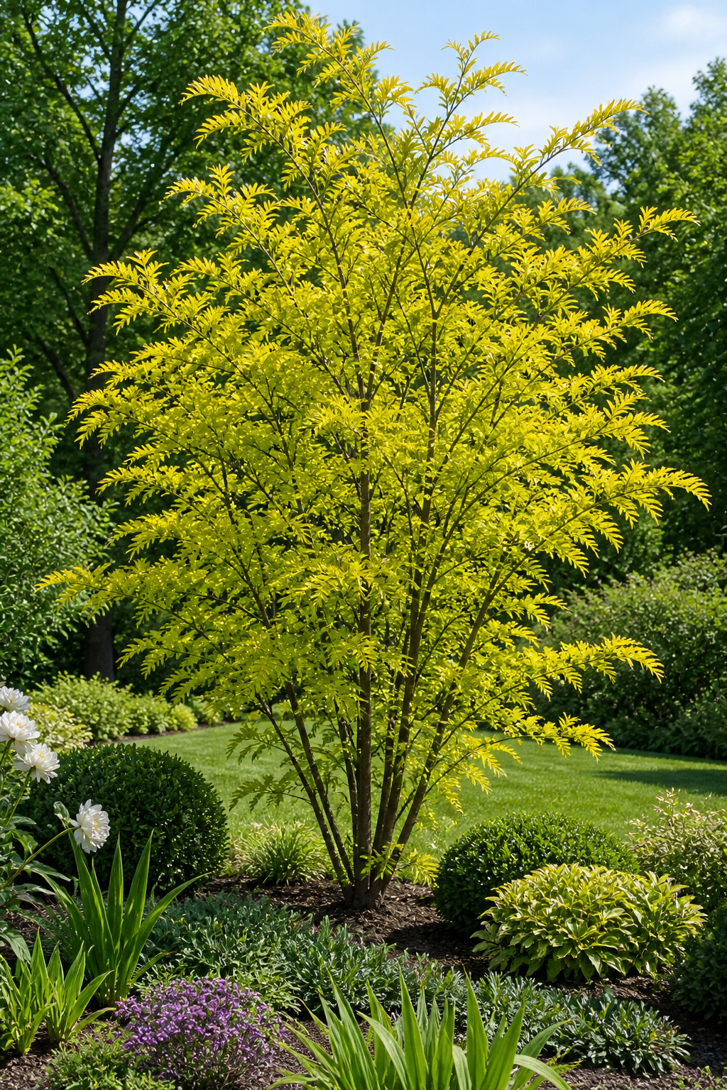 Févier d’Amérique doré (Gleditsia triacanthos Sunburst)