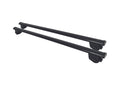 Barre Portatutto Farad Iron 2 110cm + Kit SM 02 per Ford Focus S.W. dal 1998-2004 (5 porte) con Corrimano Alto
