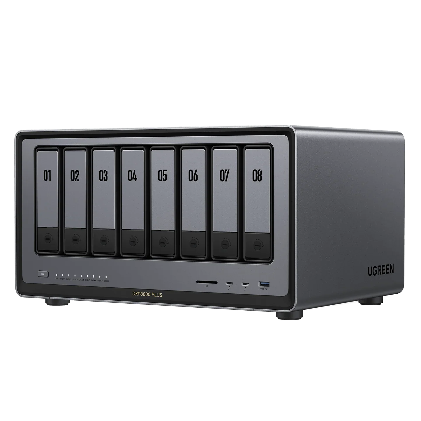 UGREEN DXP8800 35126B PLUS NAS Storage 8 Bahías HDD No Incluidos