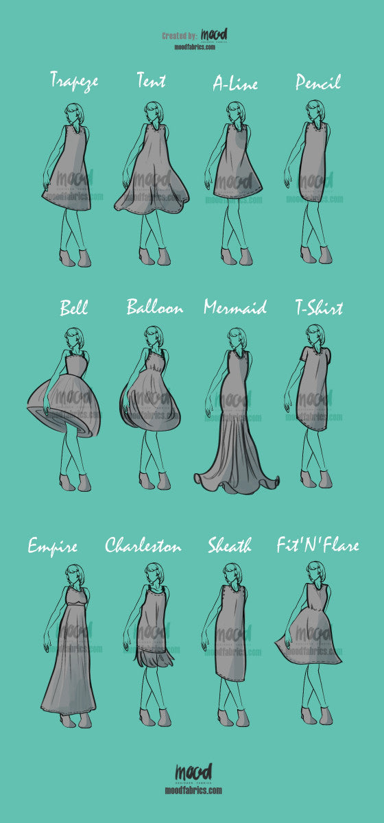 All About Dress Silhouettes and Styles
