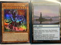 Yu-gi-oh font size compared to Magic. I can't read the cards without  glasses. They don't use keywords and many cards have text boxes with as  much text as this one