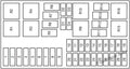 Fuse Box Diagram Ford Focus (1999-2007)