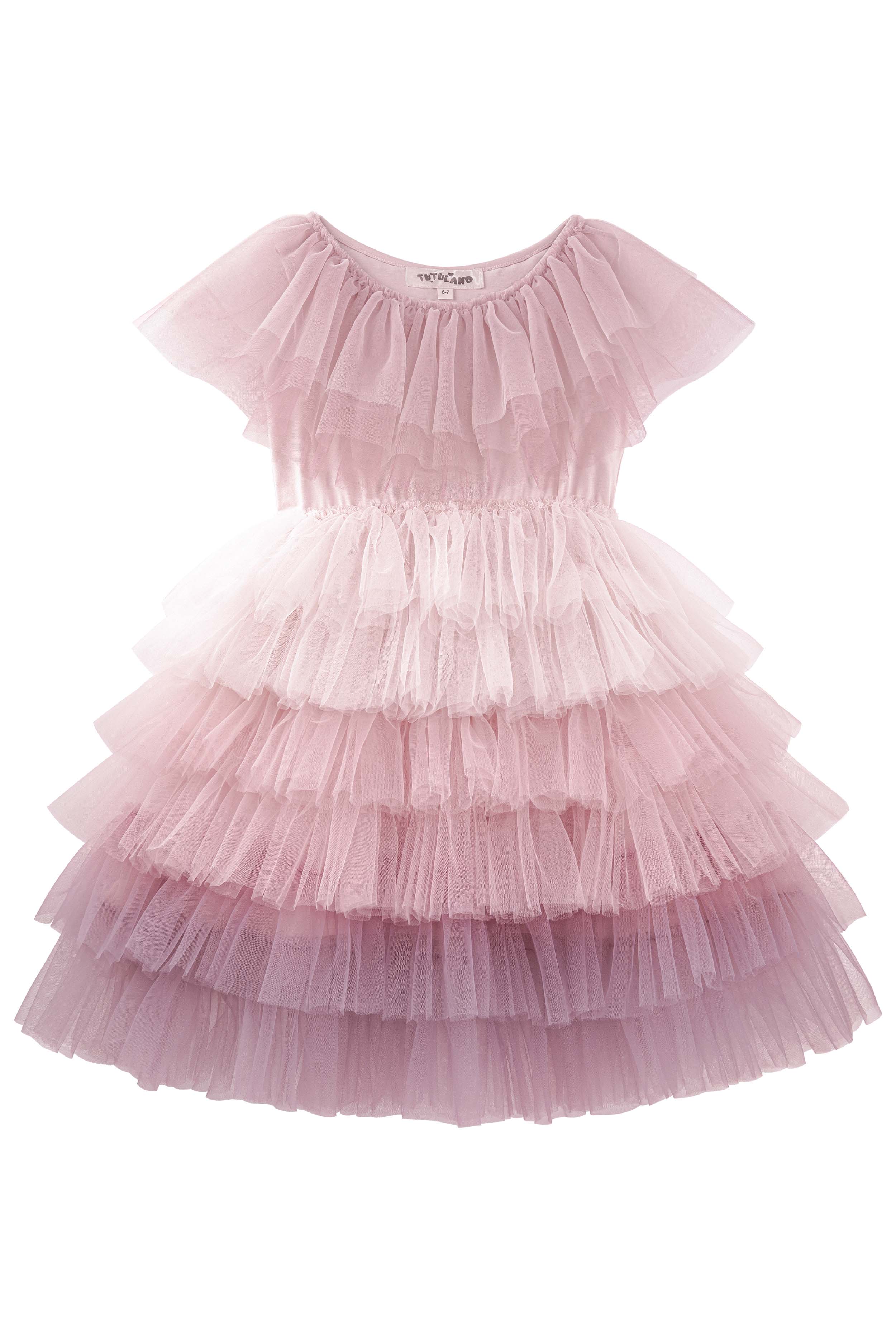 Gradient Tiered Tulle Fairy Tutu Dress