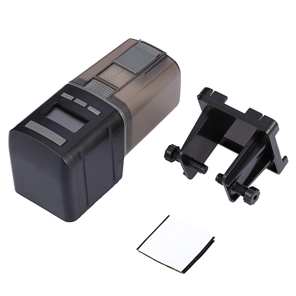 Automatic Fish Feeder Aquarium LCD Timer Adjustable Food Dispenser