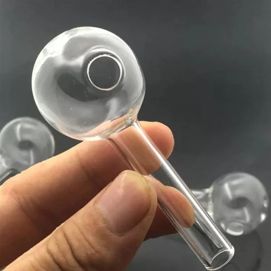 High Quality Pyrex Glass Oil Burner Pipes Clear 7cm 30mm Ball Clear Great  Tube Smoking Pipe for Water Pipe - Glass Oil Burner and Glass Pipe price