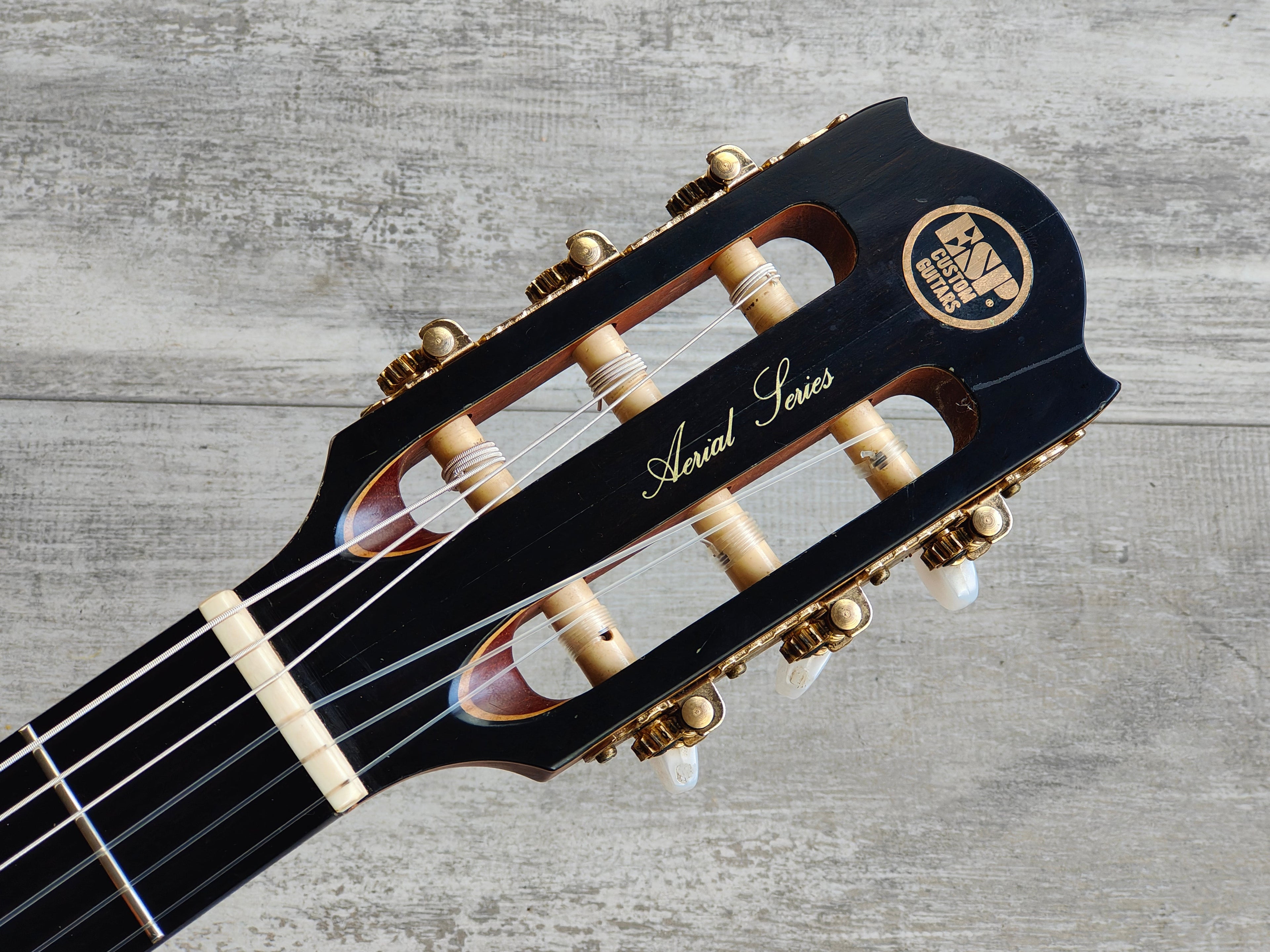 ESP Japan "Aerial-CL Pro" Masahiro Andoh Classical Electric Guitar (Natural)