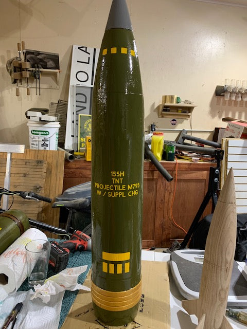 155MM M795 Replicated Artillery Round