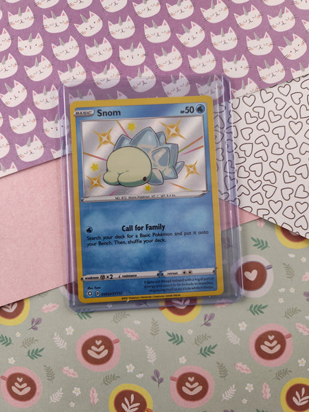 all snom pokemon cards Pokemon TCG Rare Snom Shining Fates Shiny Vault Holo  Card SV033/SV122 – Pfaltzcraftsmore