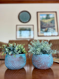 Copper Patina Self-Watering Planter (Coastal Texture Series) — Made in Maine, USA by This Rad Life