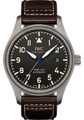 IWC Pilot's Watch Mark XVIII Heritage - 40.0 mm Titanium Case - Black Dial - Brown Calfskin Strap - IW327006