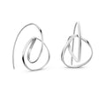 Embolic Medium Silver Earrings by Joidart