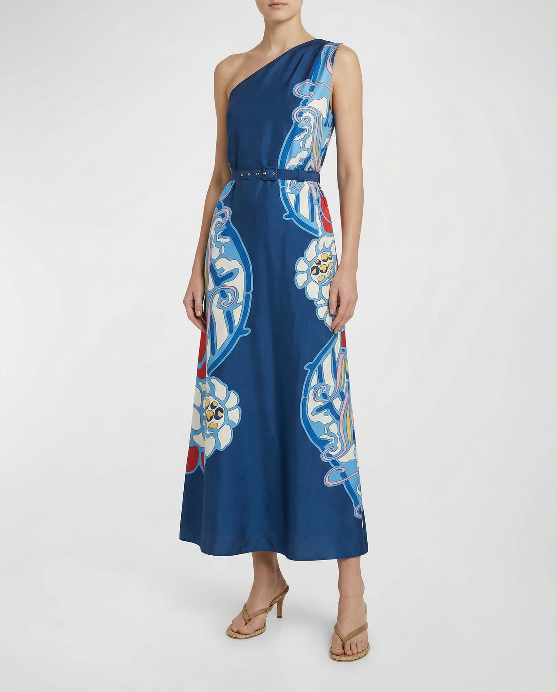 La Double J Roy printed midi dress