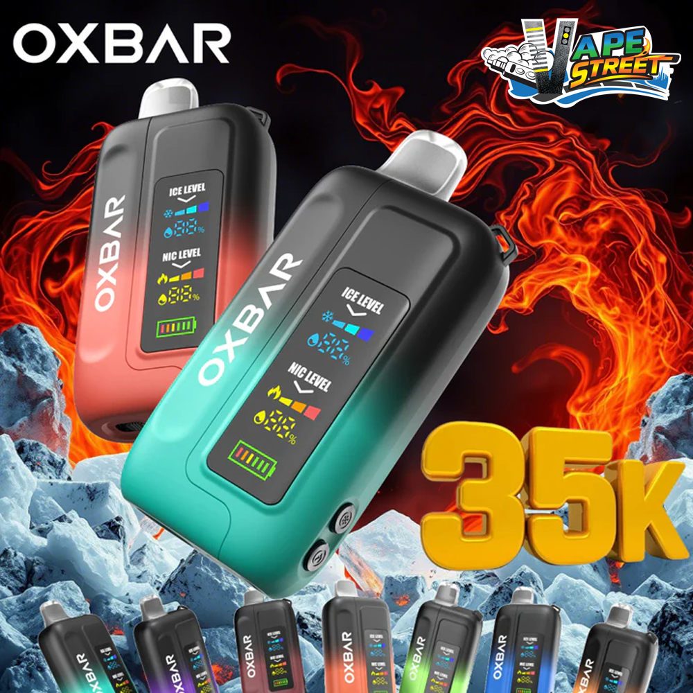 OXBAR 35K PUFFS 50Mg Adjustable ICE & Nicotine Disposable Vape