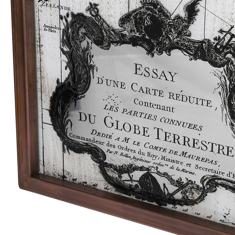 Vintage Framed Map B