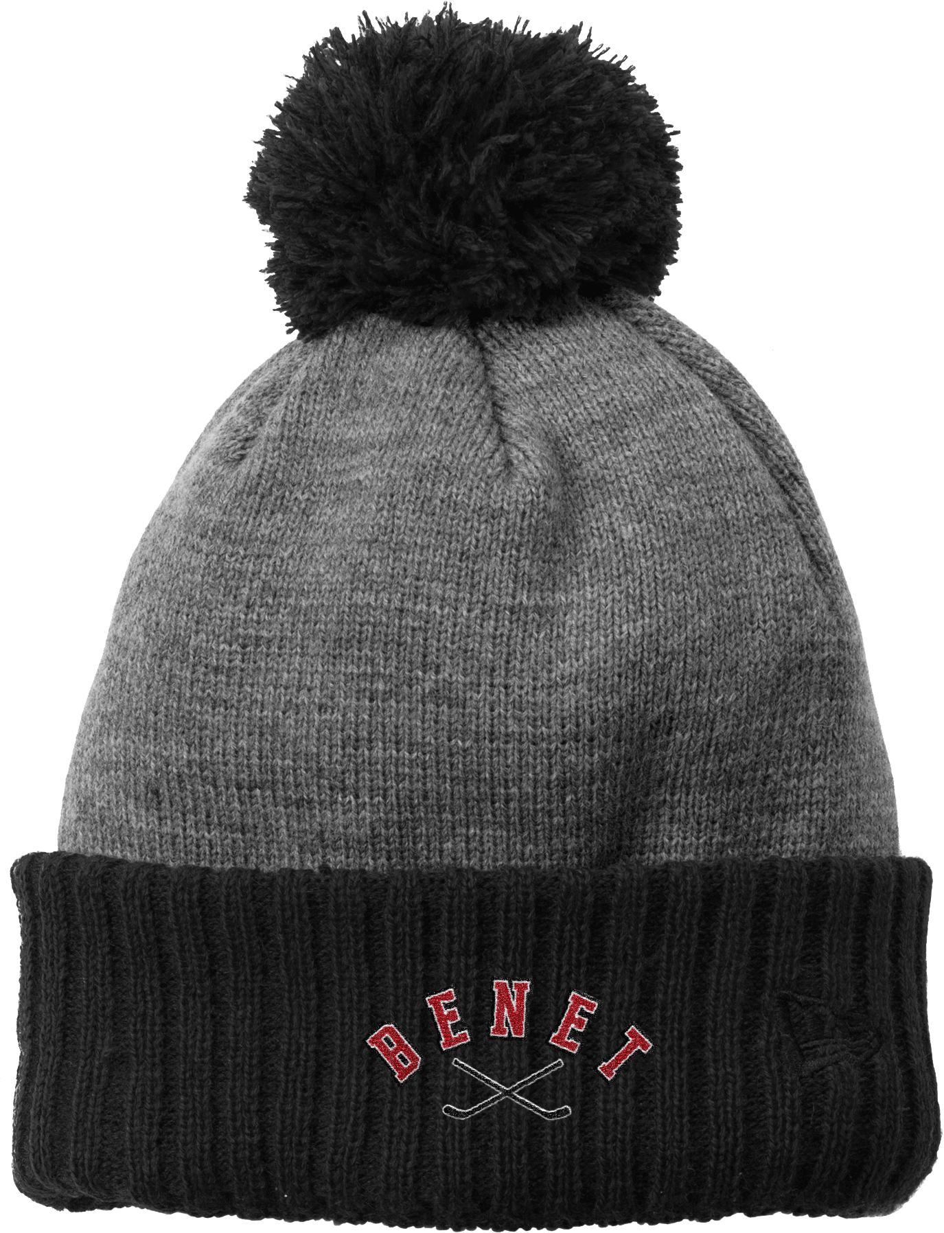 Benet Hockey New Era Colorblock Cuffed Beanie